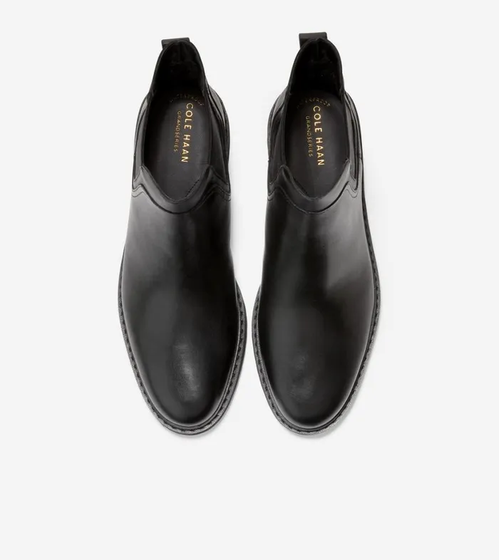 Boots And Booties Women Cole Haan Greenwich Bootie Black Leather Boots And Booties Women Cole Haan Greenwich Bootie Black Leather