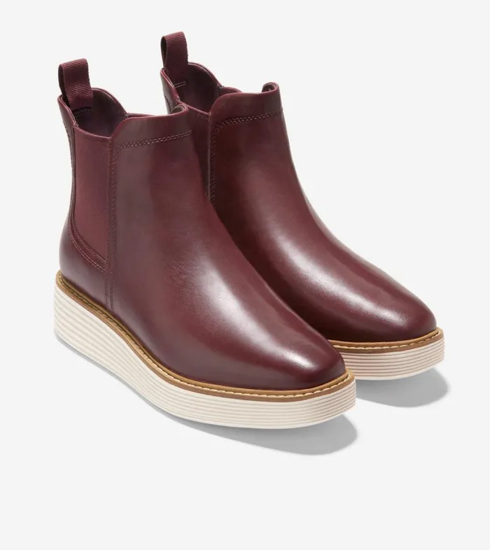 Boots And Booties Women Cole Haan riginalGrand Platform Chelsea Boot Bloodstoneivory Boots And Booties Women Cole Haan riginalGrand Platform Chelsea Boot Bloodstoneivory