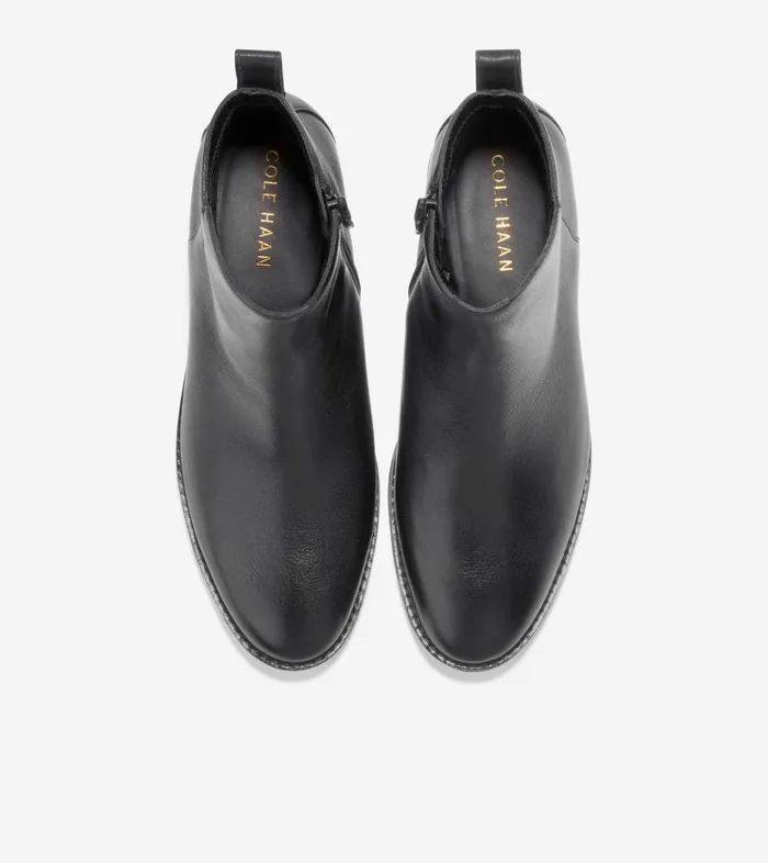 Boots And Booties Women Cole Haan River Chelsea Bootie Black Leather