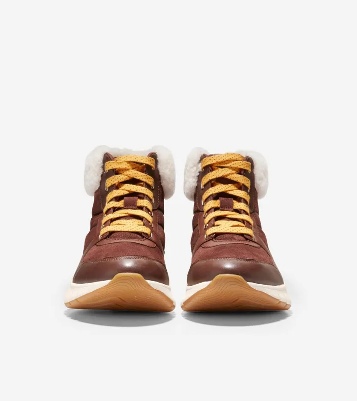 Boots And Booties Women Cole Haan ZERGRAND Flex Boot Hickory Leather Boots And Booties Women Cole Haan ZERGRAND Flex Boot Hickory Leather