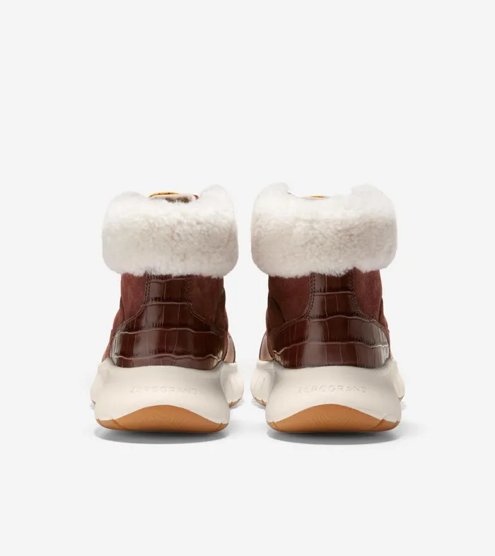 Boots And Booties Women Cole Haan ZERGRAND Flex Boot Hickory Leather Boots And Booties Women Cole Haan ZERGRAND Flex Boot Hickory Leather