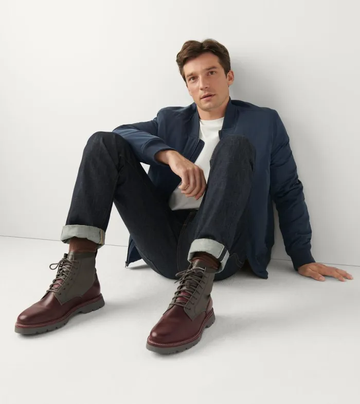 Boots And Chukkas Men Cole Haan American Classics Plain Toe Boots Bloodstonedeep Olive Boots And Chukkas Men Cole Haan American Classics Plain Toe Boots Bloodstonedeep Olive