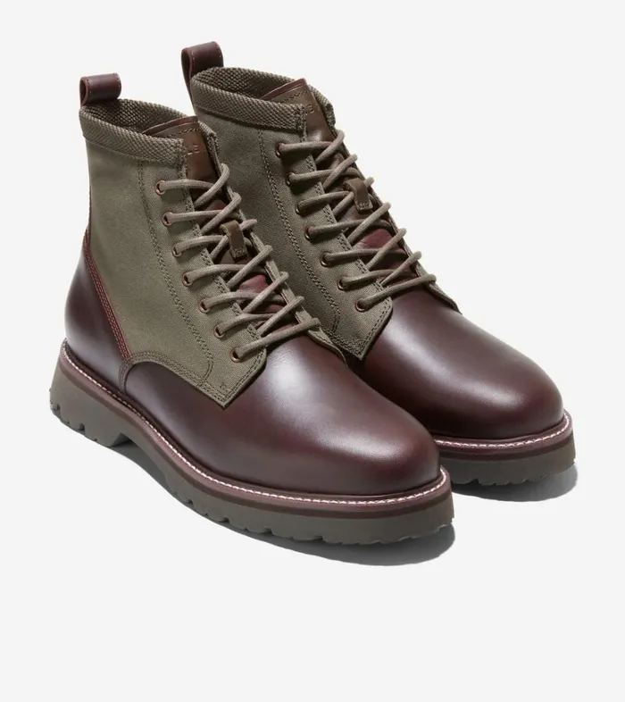 Boots And Chukkas Men Cole Haan American Classics Plain Toe Boots Bloodstonedeep Olive Boots And Chukkas Men Cole Haan American Classics Plain Toe Boots Bloodstonedeep Olive