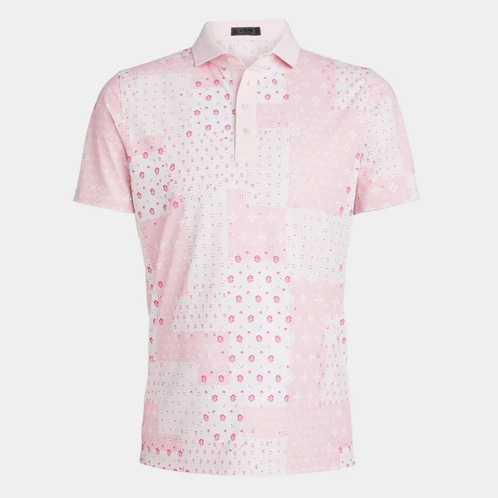 Boro Patch Tech Piqu Modern Spread Collar Polo Trifle Men GFORE Tops