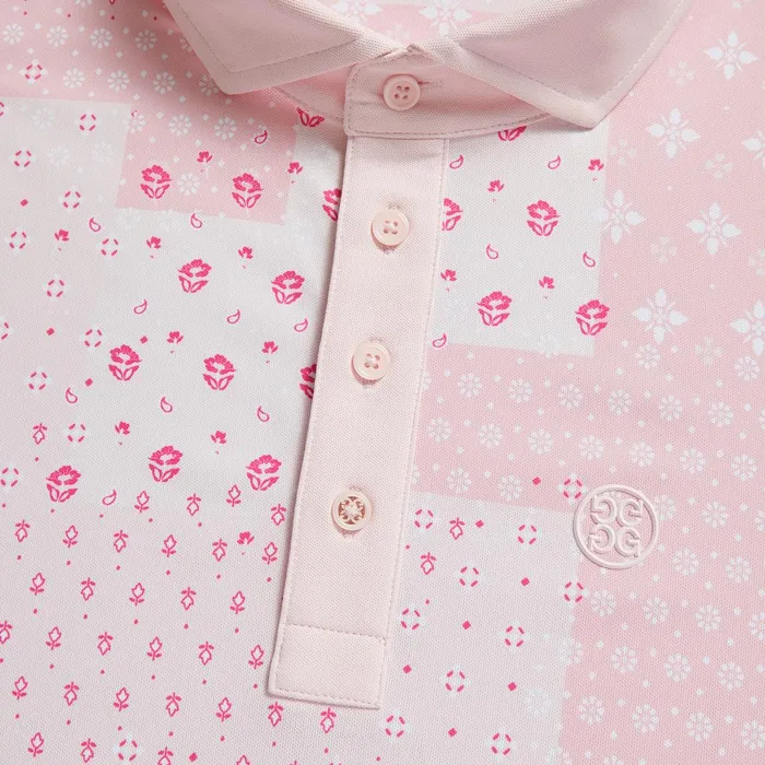 Boro Patch Tech Piqu Modern Spread Collar Polo Trifle Men GFORE Tops