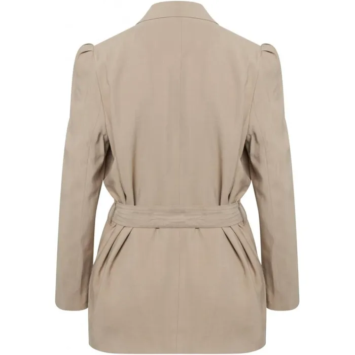 Bruuns Bazaar Blazers Womens Lucille Mima Blazer Roasted Grey Khaki Bruuns Bazaar Blazers Womens Lucille Mima Blazer Roasted Grey Khaki