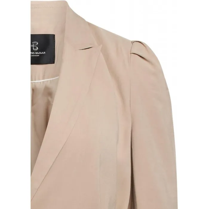 Bruuns Bazaar Blazers Womens Lucille Mima Blazer Roasted Grey Khaki Bruuns Bazaar Blazers Womens Lucille Mima Blazer Roasted Grey Khaki
