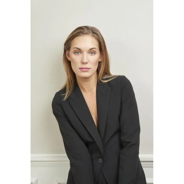 Bruuns Bazaar Blazers Womens Ruby Alberte Blazer Black Bruuns Bazaar Blazers Womens Ruby Alberte Blazer Black