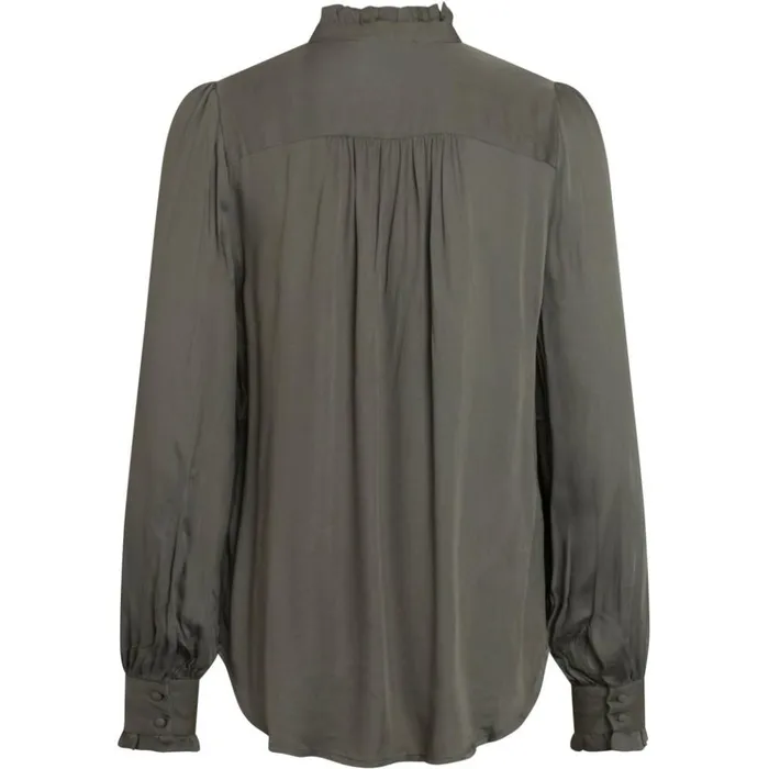 Bruuns Bazaar Blouses Womens Bauma Tinia Shirt Moss Bruuns Bazaar Blouses Womens Bauma Tinia Shirt Moss