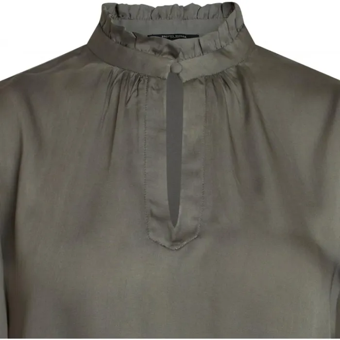 Bruuns Bazaar Blouses Womens Bauma Tinia Shirt Moss Bruuns Bazaar Blouses Womens Bauma Tinia Shirt Moss