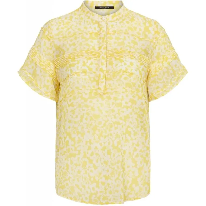 Bruuns Bazaar Blouses Womens Blossom Fio Shirt Blossom Artwork