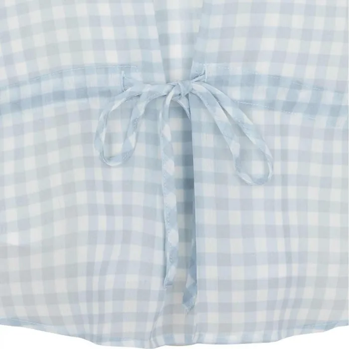 Bruuns Bazaar Blouses Womens Checks Beatrice Shirt Blue Mist Bruuns Bazaar Blouses Womens Checks Beatrice Shirt Blue Mist