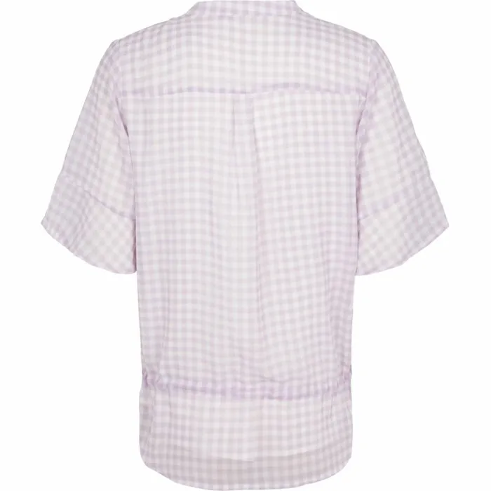 Bruuns Bazaar Blouses Womens Checks Beatrice Shirt Lavender Bruuns Bazaar Blouses Womens Checks Beatrice Shirt Lavender