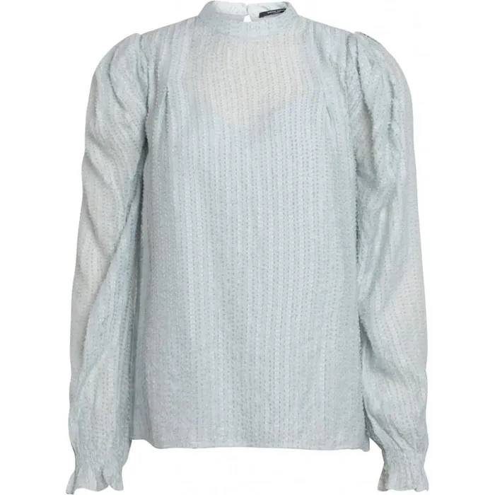 Bruuns Bazaar Blouses Womens Hollow Honesty Shirt Dawn Grey Bruuns Bazaar Blouses Womens Hollow Honesty Shirt Dawn Grey