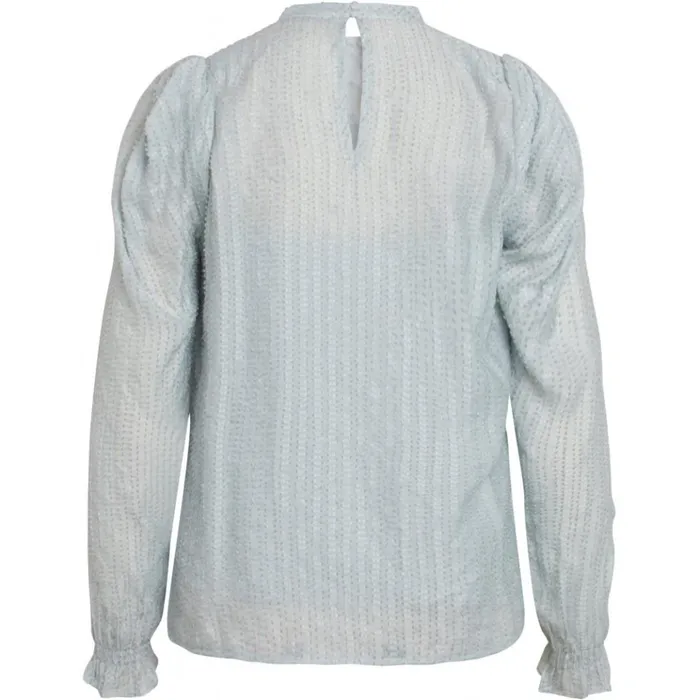 Bruuns Bazaar Blouses Womens Hollow Honesty Shirt Dawn Grey Bruuns Bazaar Blouses Womens Hollow Honesty Shirt Dawn Grey