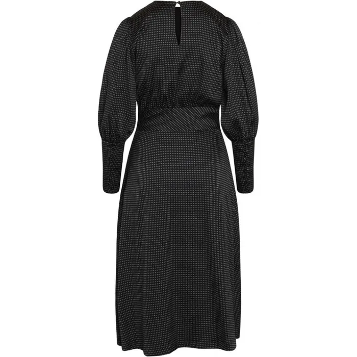 Bruuns Bazaar Dresses Womens Acacia Ellisa Dress Black Aop Bruuns Bazaar Dresses Womens Acacia Ellisa Dress Black Aop
