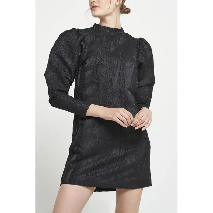 Bruuns Bazaar Dresses Womens Arte Nomie Dress Black Bruuns Bazaar Dresses Womens Arte Nomie Dress Black