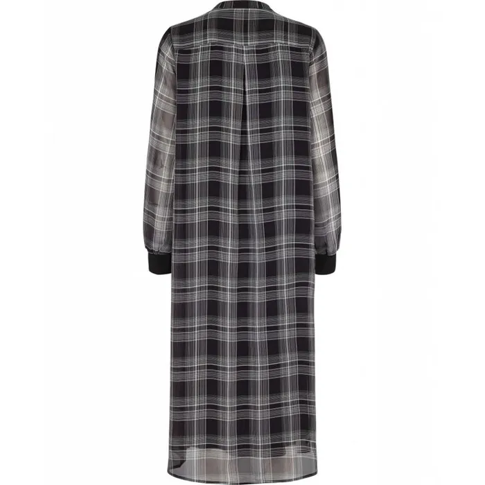Bruuns Bazaar Dresses Womens Avia Sina Dress Blackwhite Check Bruuns Bazaar Dresses Womens Avia Sina Dress Blackwhite Check