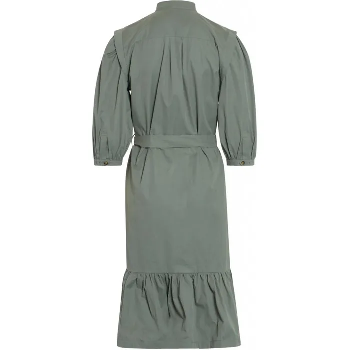 Bruuns Bazaar Dresses Womens Basil Galliana Dress Moss Bruuns Bazaar Dresses Womens Basil Galliana Dress Moss