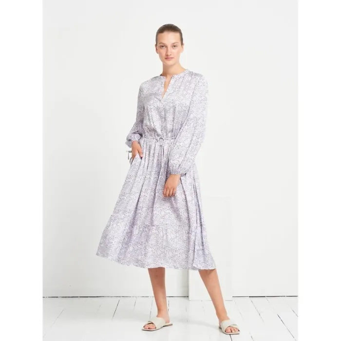 Bruuns Bazaar Dresses Womens Becca Ary Dress Soft Lavender Aop