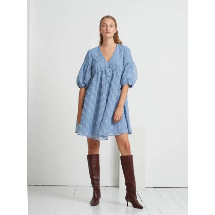 Bruuns Bazaar Dresses Womens Borage Serine Dress Denim