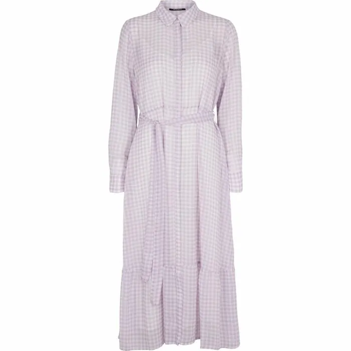 Bruuns Bazaar Dresses Womens Checks Kora Dress Lavender