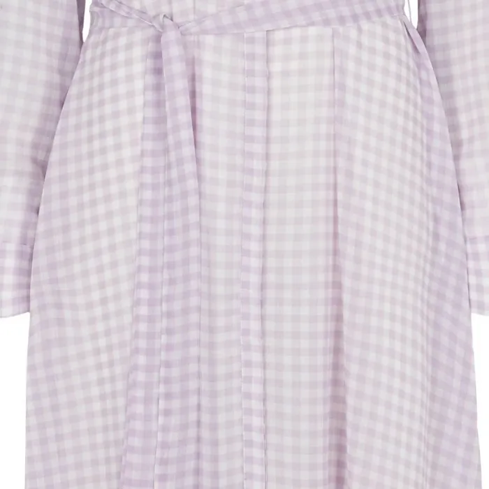 Bruuns Bazaar Dresses Womens Checks Kora Dress Lavender Bruuns Bazaar Dresses Womens Checks Kora Dress Lavender