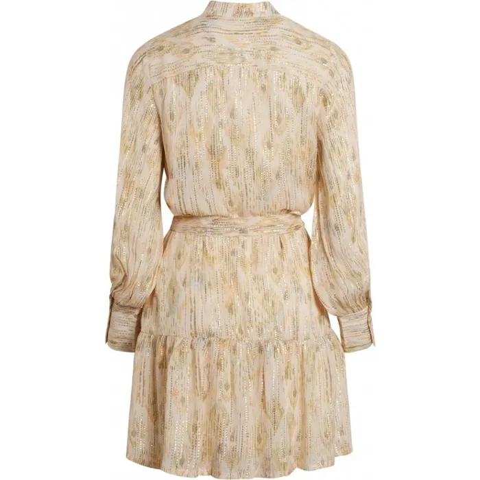 Bruuns Bazaar Dresses Womens Dahlia Othilia Dress White Cream Aop Bruuns Bazaar Dresses Womens Dahlia Othilia Dress White Cream Aop