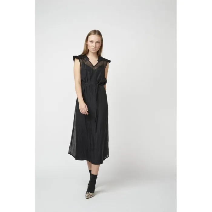 Bruuns Bazaar Dresses Womens Florenci Sigrun Dress Black Bruuns Bazaar Dresses Womens Florenci Sigrun Dress Black