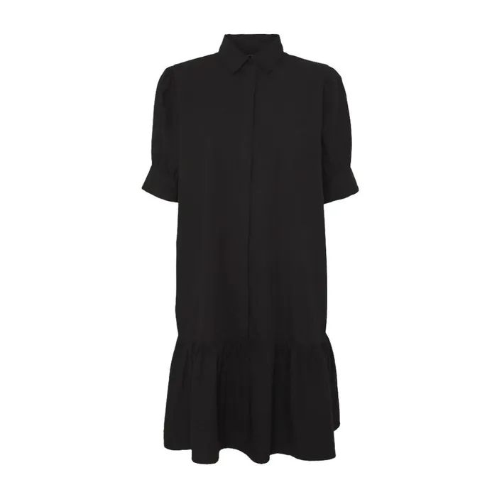 Bruuns Bazaar Dresses Womens Freyie Alise Shirtdress Zl Black