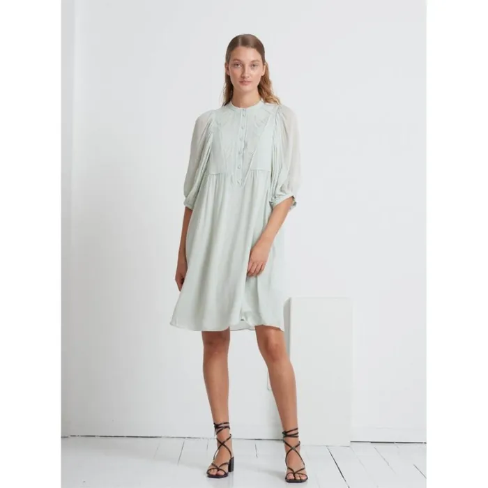 Bruuns Bazaar Dresses Womens Gilly Sara Dress Pale Aqua