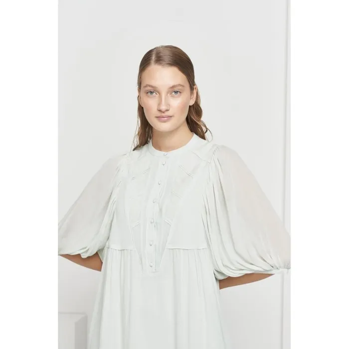 Bruuns Bazaar Dresses Womens Gilly Sara Dress Pale Aqua Bruuns Bazaar Dresses Womens Gilly Sara Dress Pale Aqua
