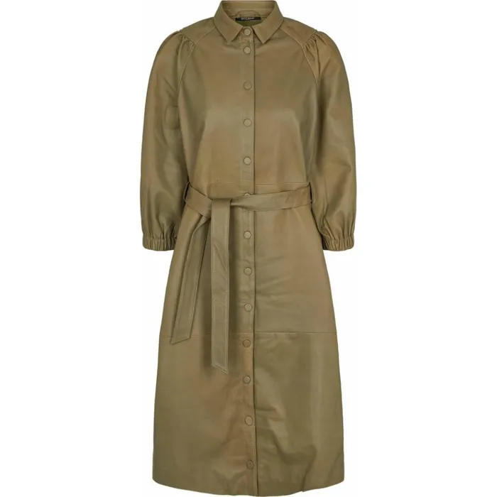 Bruuns Bazaar Dresses Womens Petrah Zia Dress Deep Olive