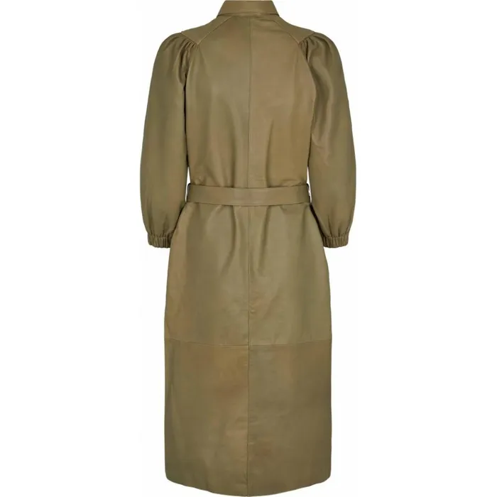 Bruuns Bazaar Dresses Womens Petrah Zia Dress Deep Olive Bruuns Bazaar Dresses Womens Petrah Zia Dress Deep Olive