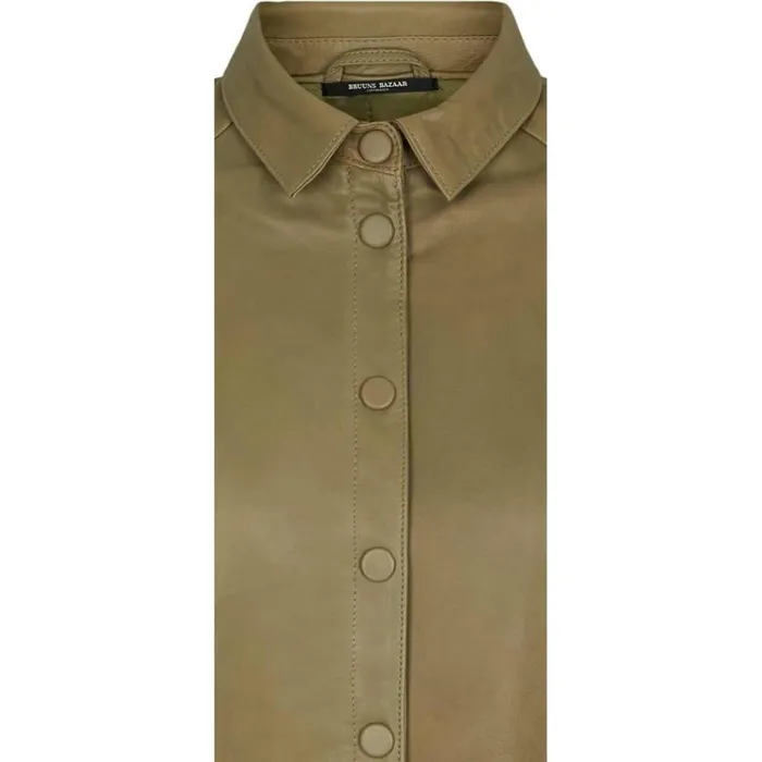 Bruuns Bazaar Dresses Womens Petrah Zia Dress Deep Olive Bruuns Bazaar Dresses Womens Petrah Zia Dress Deep Olive