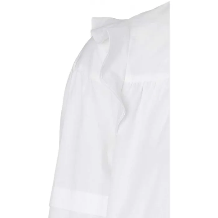 Bruuns Bazaar Dresses Womens Rosie Geneva Dress White Bruuns Bazaar Dresses Womens Rosie Geneva Dress White