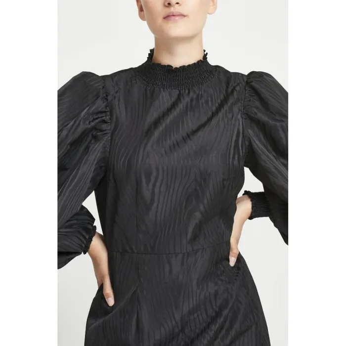 Bruuns Bazaar Dresses Womens Teasel Huxley Dress Black Bruuns Bazaar Dresses Womens Teasel Huxley Dress Black