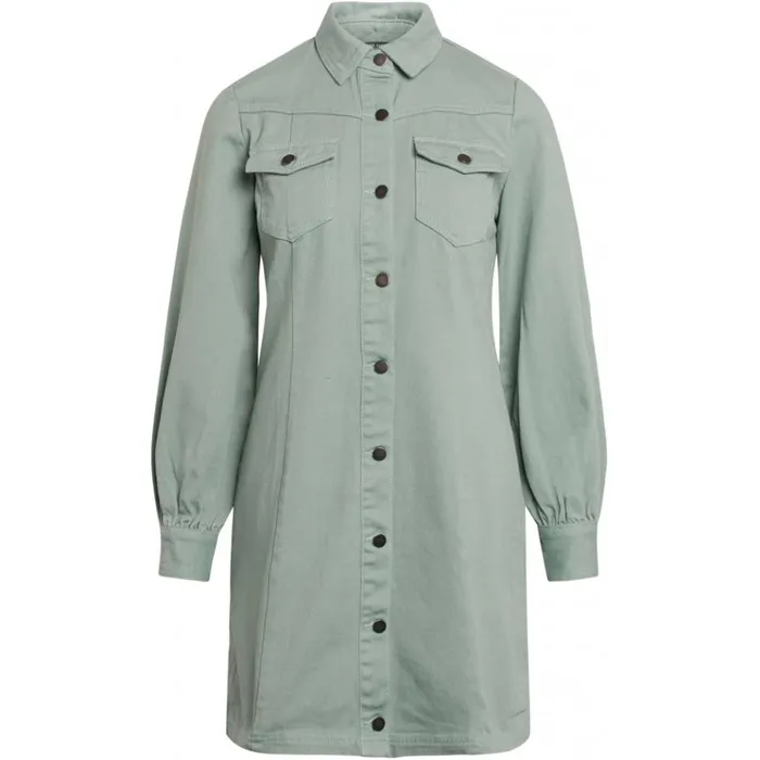 Bruuns Bazaar Dresses Womens Vestie Zadena Dress Dusty Green