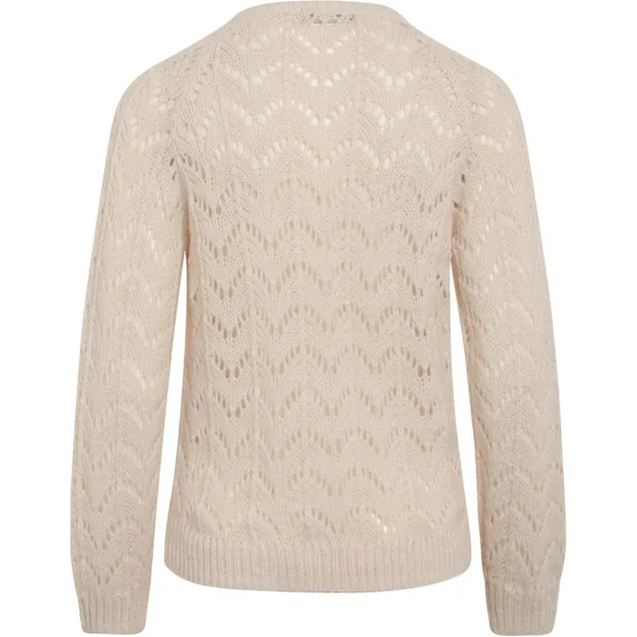 Bruuns Bazaar Knitwear Womens Alla Fira Pullover Sand Bruuns Bazaar Knitwear Womens Alla Fira Pullover Sand