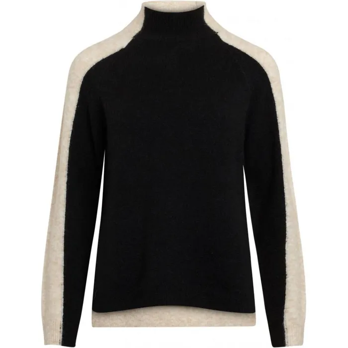Bruuns Bazaar Knitwear Womens Holly Play Pullover Roasted Grey Khaki