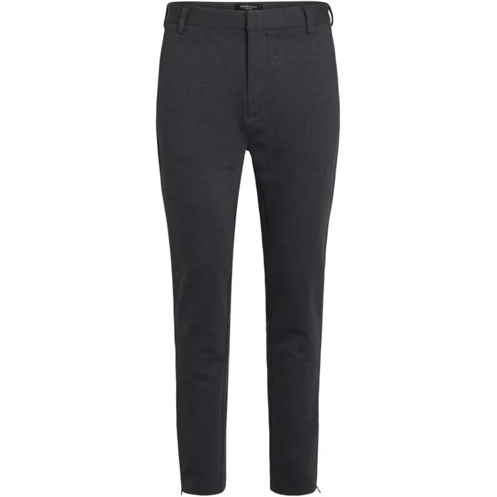 Bruuns Bazaar Pants Mens Politan Zip Pants Antracite