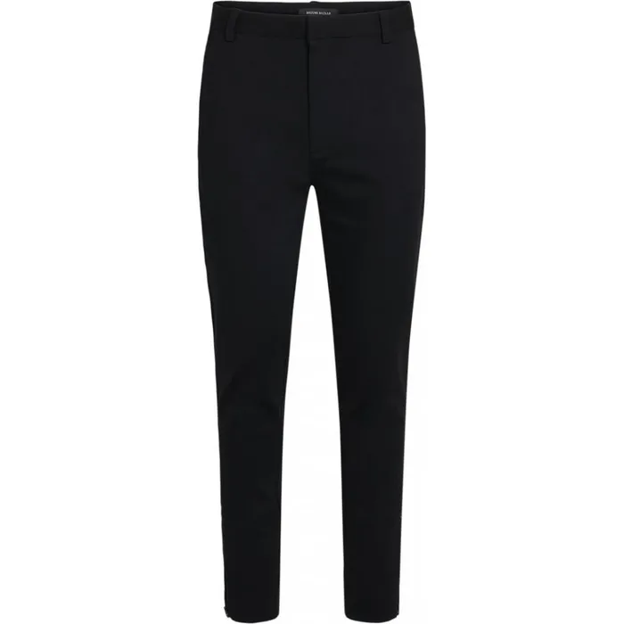 Bruuns Bazaar Pants Mens Politan Zip Pants Black