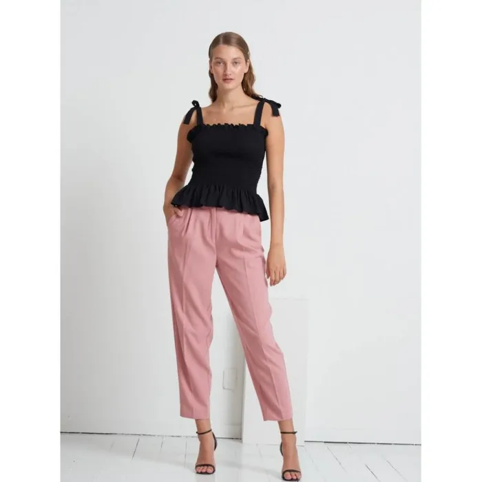 Bruuns Bazaar Pants Womens Cindysus Dagny Pants Dusty Rose