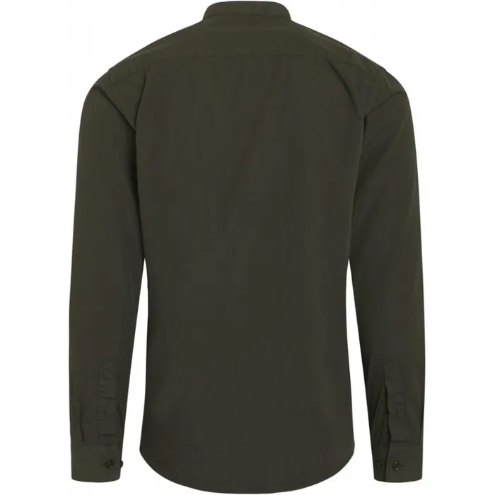 Bruuns Bazaar Shirts Mens Ralf Washed Shirt Olive Bruuns Bazaar Shirts Mens Ralf Washed Shirt Olive