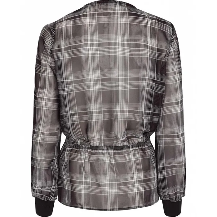 Bruuns Bazaar Shirts Womens Avia Justina Shirt Blackwhite Check Bruuns Bazaar Shirts Womens Avia Justina Shirt Blackwhite Check