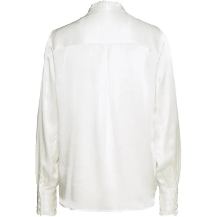 Bruuns Bazaar Shirts Womens Baume Elizabeth Blouse Snow White Bruuns Bazaar Shirts Womens Baume Elizabeth Blouse Snow White