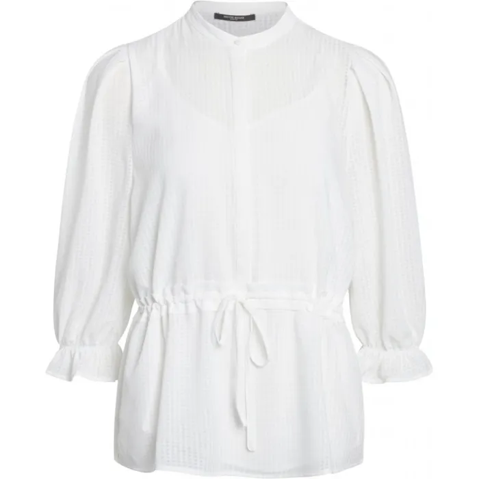 Bruuns Bazaar Shirts Womens Kalatea Baz Shirt Snow White Bruuns Bazaar Shirts Womens Kalatea Baz Shirt Snow White