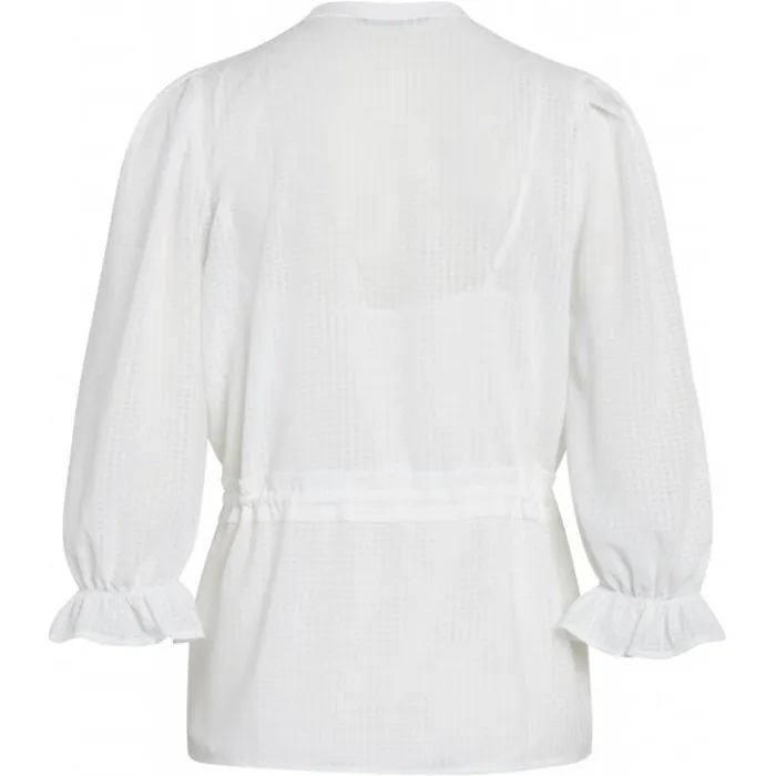 Bruuns Bazaar Shirts Womens Kalatea Baz Shirt Snow White Bruuns Bazaar Shirts Womens Kalatea Baz Shirt Snow White