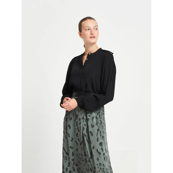 Bruuns Bazaar Shirts Womens Lilli Agnesia Shirt Black
