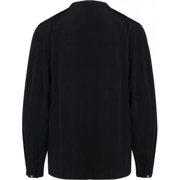Bruuns Bazaar Shirts Womens Lilli Agnesia Shirt Black Bruuns Bazaar Shirts Womens Lilli Agnesia Shirt Black